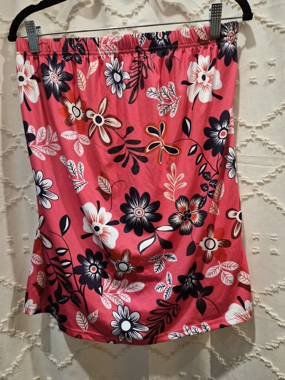 Floral Pink A-Line Halter Top